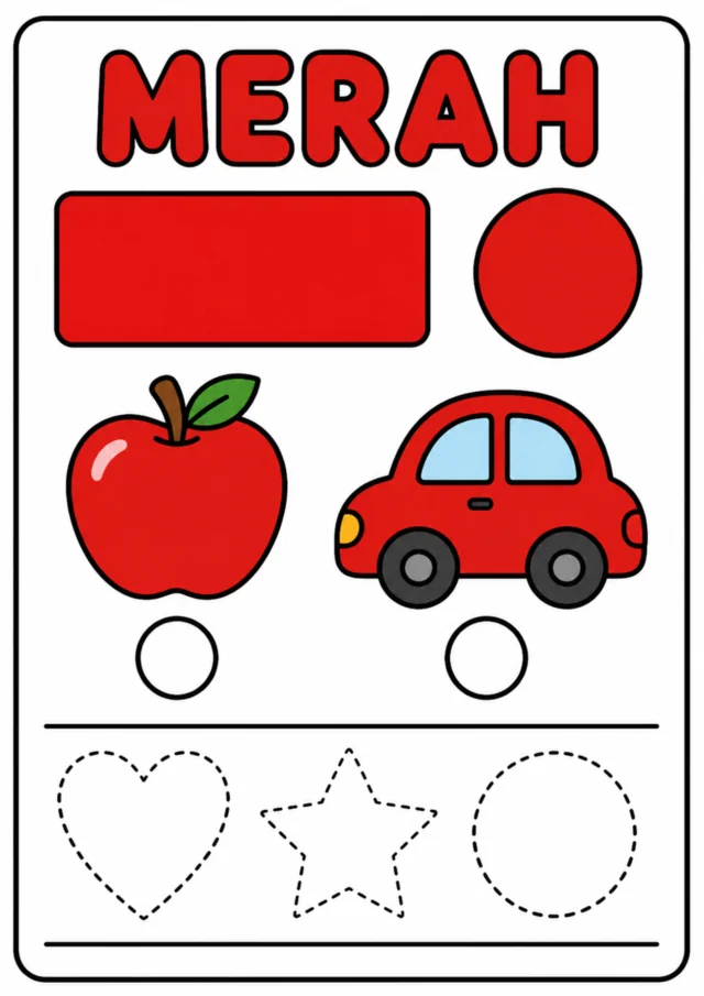Worksheet warna